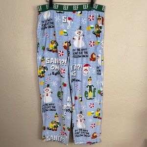 Elf Christmas Lounge Fleece Pajama Pants Women’s XL 16/18